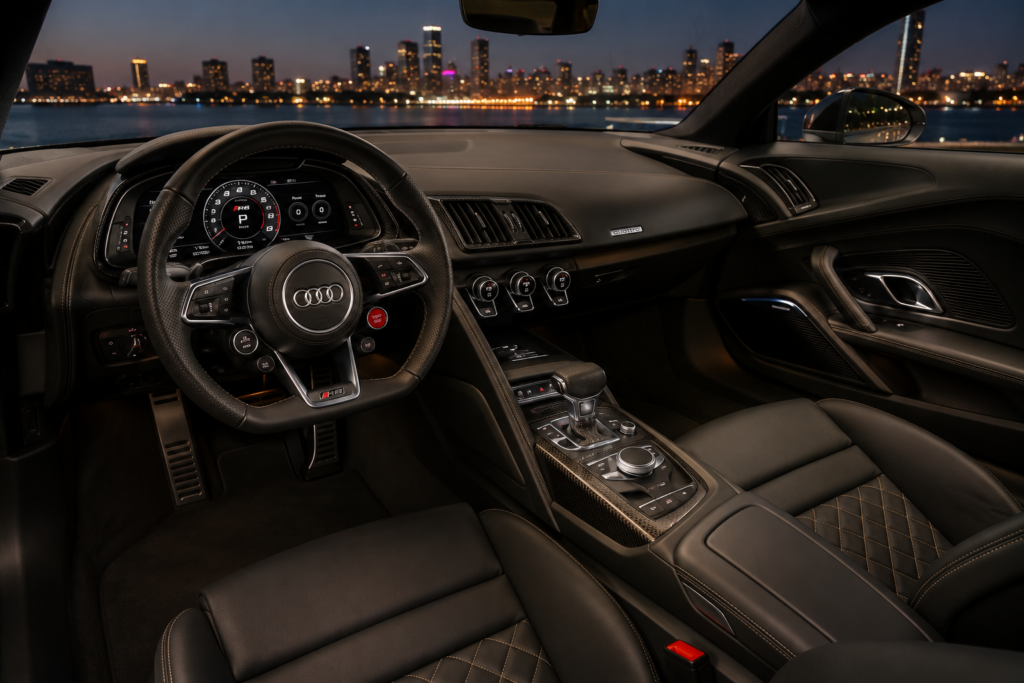 Audi R8 V10 Interior: Luxurious, Modern, and Driver-Centric