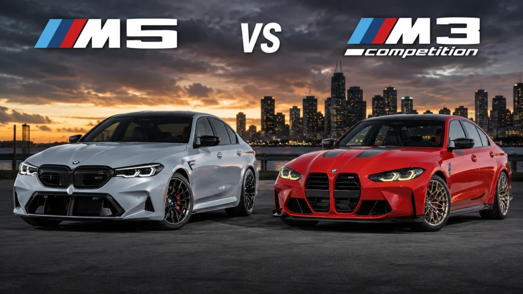 BMW M5 vs BMW M3