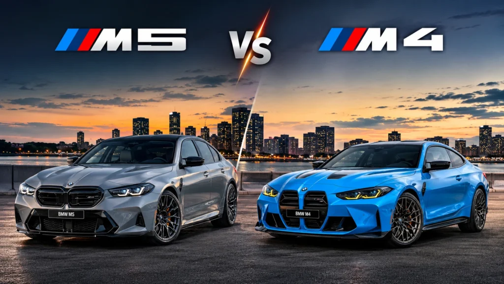 BMW M5 vs BMW M4