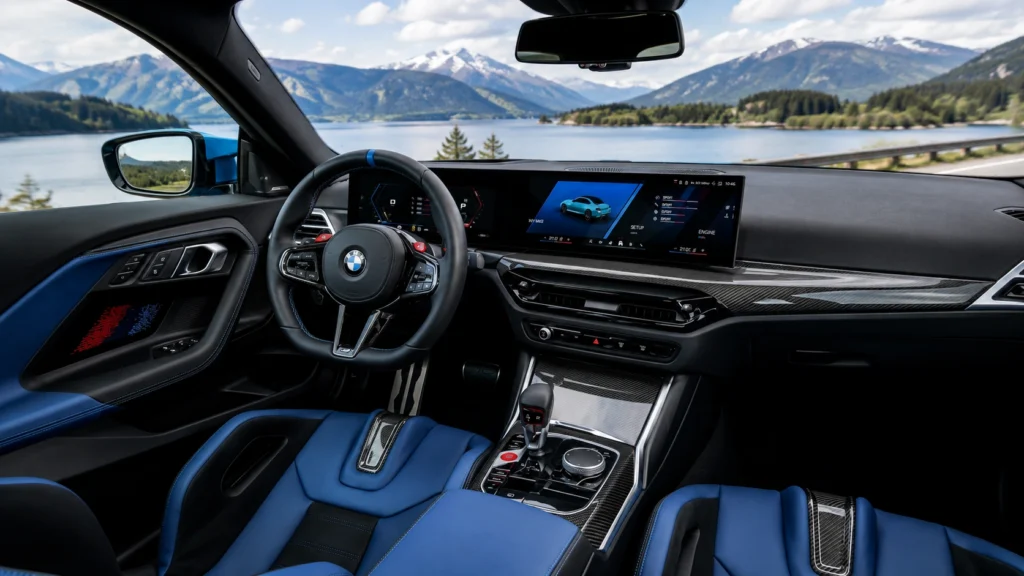 BMW M Cockpit by the Alpine Lake