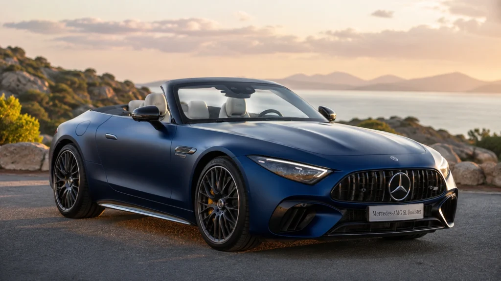 Mercedes-AMG SL Roadster at Sunset