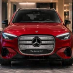 2027 Mercedes-Benz GLC front view in luxury showroom