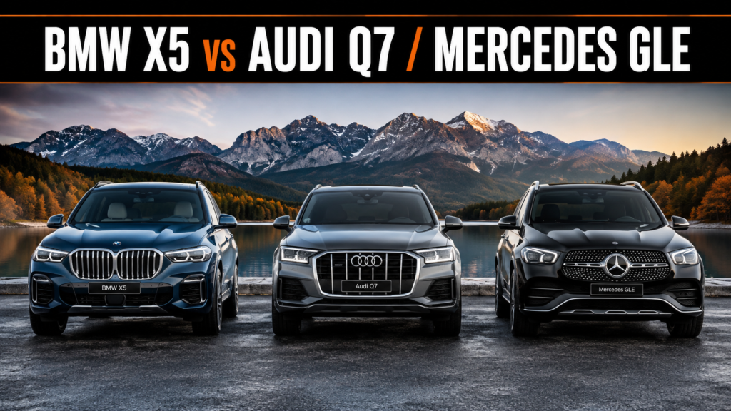 BMW X5 vs Audi Q7 / Mercedes GLE