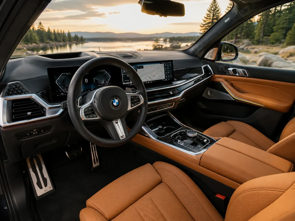 Luxury BMW X7 Interior 