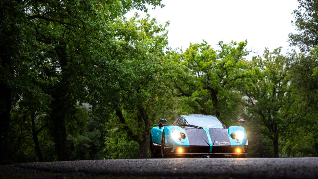 Pagani hypercar front view