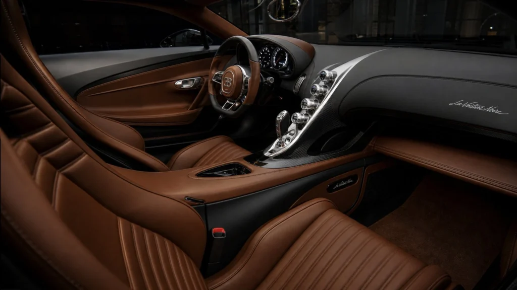 Bugatti La Voiture Noire Interior